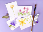 Hand Painted Floral Notecards |Spring Collection 5