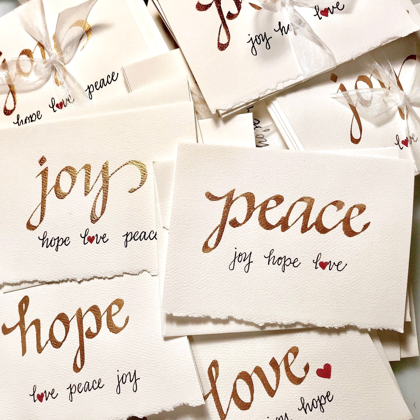 Joy Peace Hope Love
