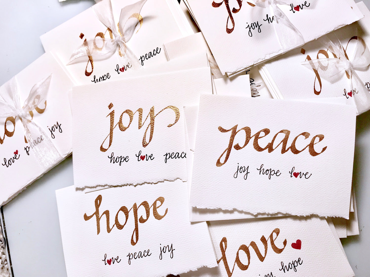 Joy Peace Hope Love